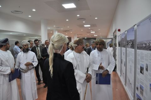Exhibition opening by the Omani Minister of Housing