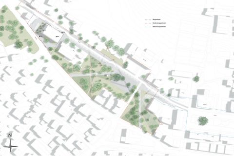 Site plan and park